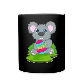 Mouse Easter Easter Egg - Full Colour Mug - black - Front