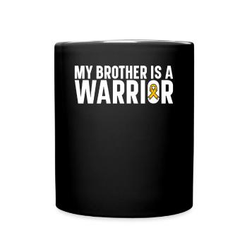 Krebs Im Kindesalter Childhood Cancer Awareness - Tasse einfarbig - Schwarz - Vorne