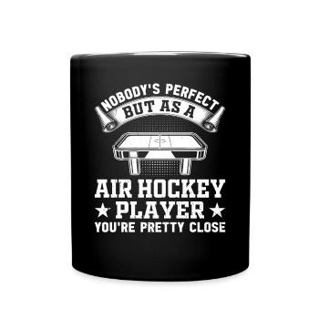 Funny Air Hockey Sayings Funny Air Hockey player - Full Colour Mug - black - Front