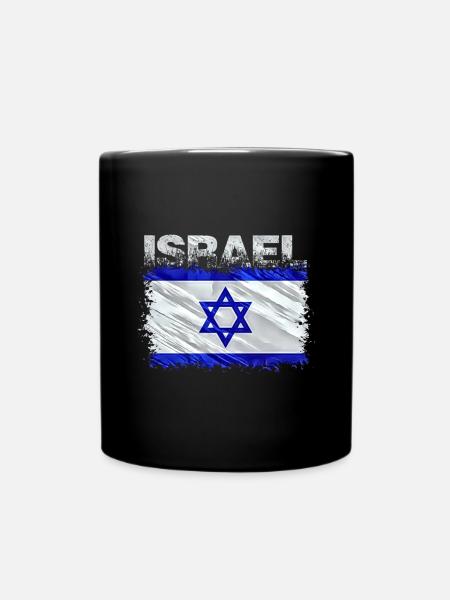 Israel - Tasse einfarbig - Schwarz
