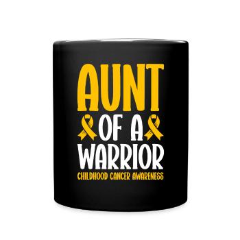 Krebs Im Kindesalter Childhood Cancer Awareness - Tasse einfarbig - Schwarz - Vorne
