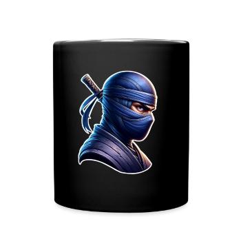 Ninja - Tasse einfarbig - Schwarz - Vorne