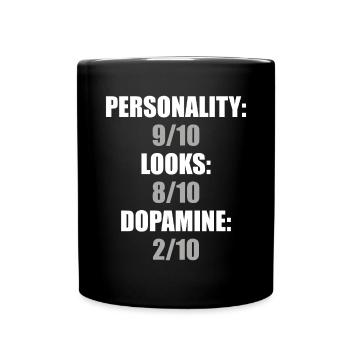 Funny Parkinsons Awareness - Full Colour Mug - black - Front