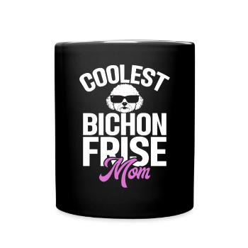 Bichon Frise Gifts - Full Colour Mug - black - Front