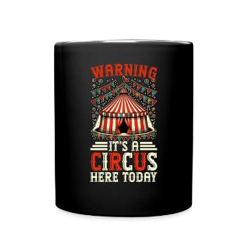 Circus Staff Carnival Costume Circus Event - Full Colour Mug - black - Front