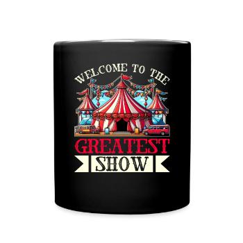 Circus Staff Carnival Costume Circus Event - Full Colour Mug - black - Front