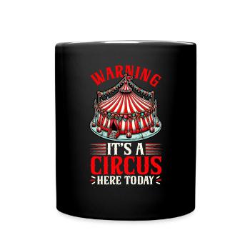 Circus Staff Carnival Costume Circus Event - Full Colour Mug - black - Front