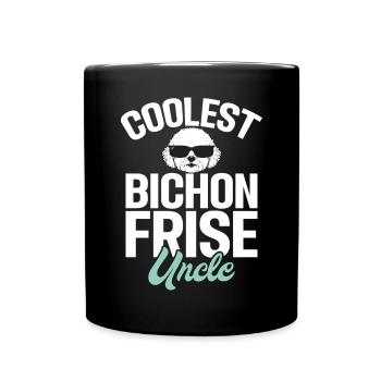 Bichon Frise Gifts - Full Colour Mug - black - Front