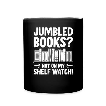 Assistant de bibliothèque drôle - Mug uni - noir - Devant