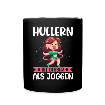 Hullern est mieux que le jogging Huller Dance - Mug uni - noir - Devant