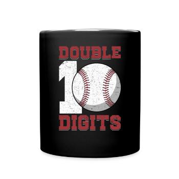 Two-Digit Birthday Decorations Boy 10 - Full Colour Mug - black - Front