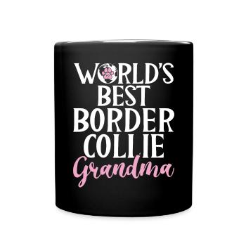 Cadeaux Border Collie - Mug uni - noir - Devant