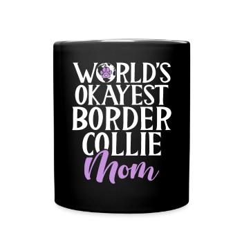 Cadeaux Border Collie - Mug uni - noir - Devant