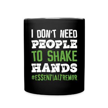 ET Awareness Essential Tremors - Full Colour Mug - black - Front