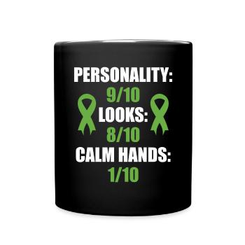 ET Awareness Essential Tremors - Full Colour Mug - black - Front