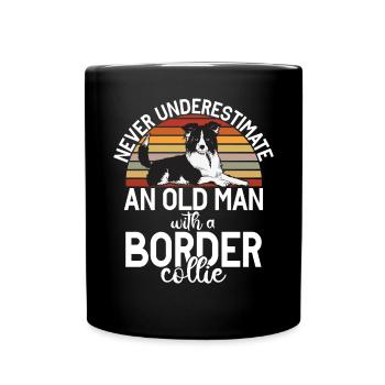 Cadeaux Border Collie - Mug uni - noir - Devant