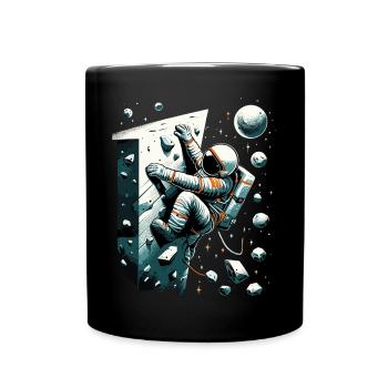 Astronaute de bloc Astronaute Astronaute Cadeau - Mug uni - noir - Devant