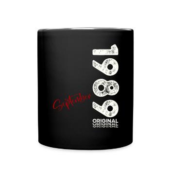 35ème Anniversaire Millésime Septembre 1989 Millésime 89 - Mug uni - noir - Devant