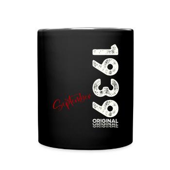 85e anniversaire Légende Septembre 1939 Né 39 - Mug uni - noir - Devant