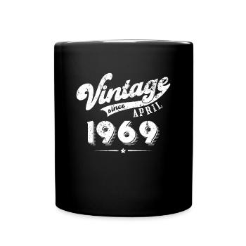 Millésime depuis Avril 1969 Cadeau d’anniversaire - Mug uni - noir - Devant