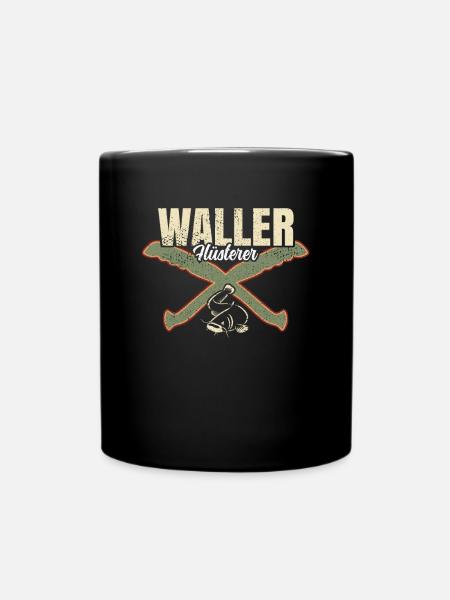 Waller Flüsterer - Tasse einfarbig - Schwarz