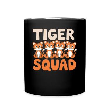 Tiger Group Design Tiger Squad - Mug uni - noir - Devant