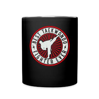 Best Taekwondo Fighter ever - Taekwondo Martial Ar - Full Colour Mug - black - Front