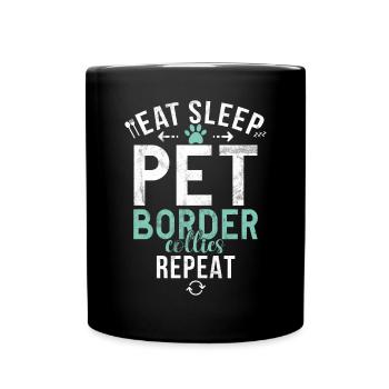 Cadeaux Border Collie - Mug uni - noir - Devant