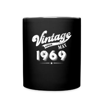 Vintage depuis mai 1969 Cadeau d’anniversaire - Mug uni - noir - Devant