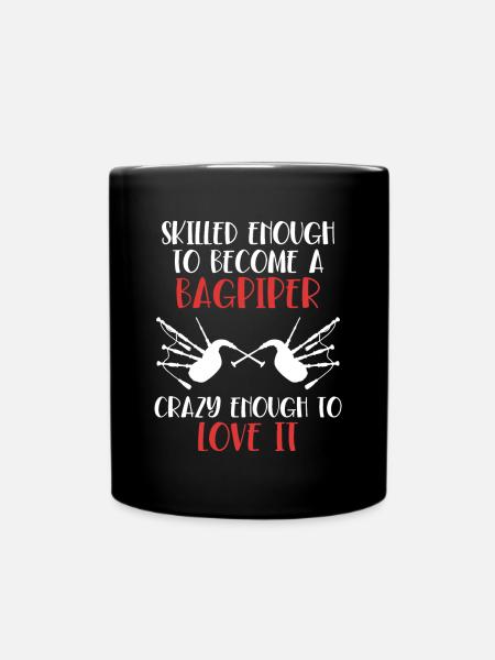 Assez habile pour devenir une sarbacane de cornemuse - Mug uni - noir
