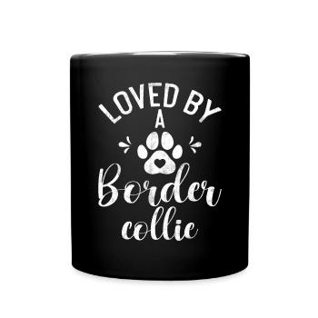 Cadeaux Border Collie - Mug uni - noir - Devant