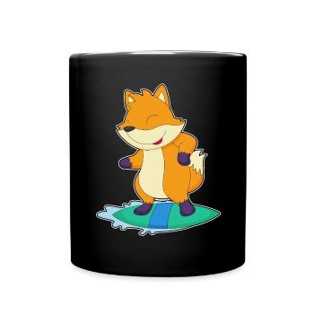 Été de surf Fox Surf - Mug uni - noir - Devant