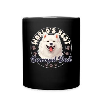 Samoyède Groovy Samoyède - Mug uni - noir - Devant