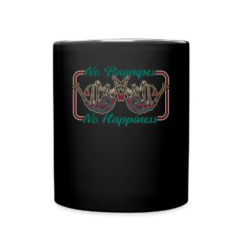 Pas de cornemuse Pas de bonheur Sarbacane Great Highland - Mug uni - noir - Devant