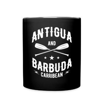 Antigua-Barbuda Île des Caraïbes Cadeau de vacances - Mug uni - noir - Devant