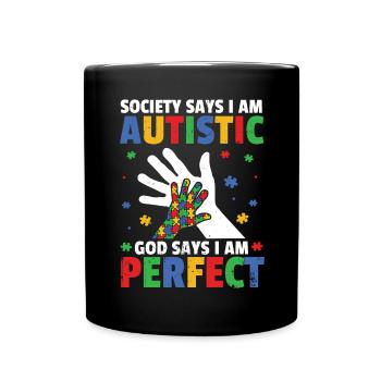 Autism - Full Colour Mug - black - Front