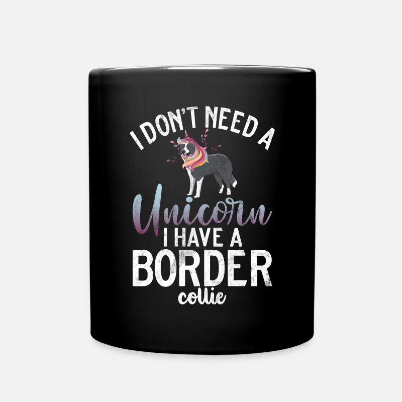 Cadeaux Border Collie - Mug uni - noir