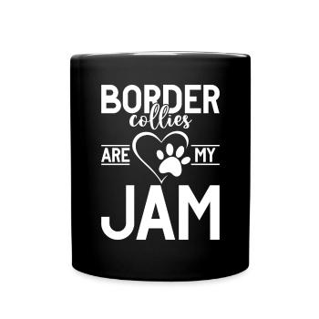 Cadeaux Border Collie - Mug uni - noir - Devant