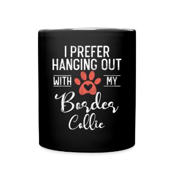 Cadeaux Border Collie - Mug uni - noir - Devant