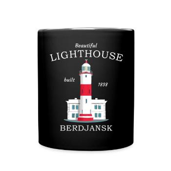 Berdyansk, Mer d’Azov, Phare Ukraine - Mug uni - noir - Devant