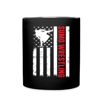 Lutte de sumo Lutteur de sumo - Mug uni - noir - Devant