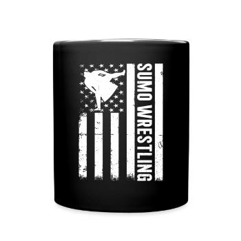 Lutte de sumo Lutteur de sumo - Mug uni - noir - Devant