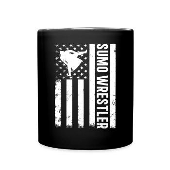 Lutteur de sumo Arts martiaux de sumo Lutte de sumo - Mug uni - noir - Devant