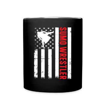 Lutteur de sumo Lutte de sumo Arts martiaux de sumo - Mug uni - noir - Devant