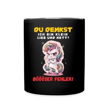 Tshirt drôle Humour drôle Sarcasme Femmes Mignon - Mug uni - noir - Devant