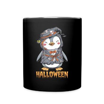 Pingouin Zombie Halloween Costume Mignon - Mug uni - noir - Devant