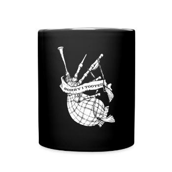 Désolé, j’ai pris des leçons de cornemuse Blowpipe Player - Mug uni - noir - Devant