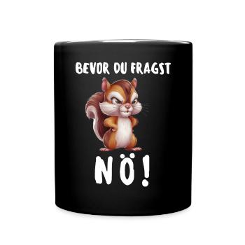 Irony Tshirt Funny Funny Humor Sarcasm Laughter - Full Colour Mug - black - Front