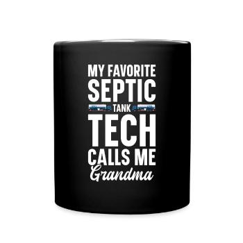 Technicien de fosse septique Installateur de système d’égout - Mug uni - noir - Devant