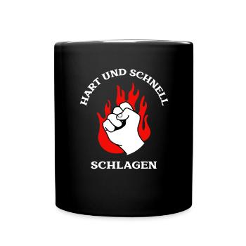 Karate-Meister - Tasse einfarbig - Schwarz - Vorne
